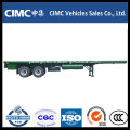 Cimc 3 essieu 40FT Flat Trailer pour vente chaude